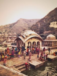 Galta, Jaipur ville rose