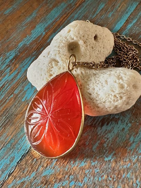 Collier Soleil Cornaline