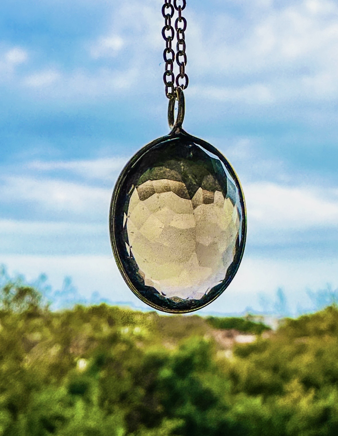 Collier Quartz Fumé