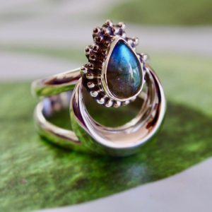 Bague Shiva Moon Labradorite