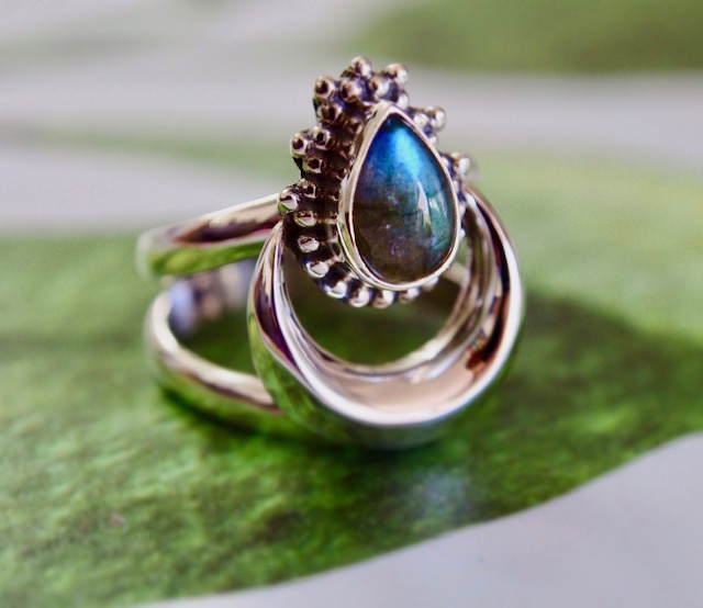 Bague Shiva Moon Labradorite