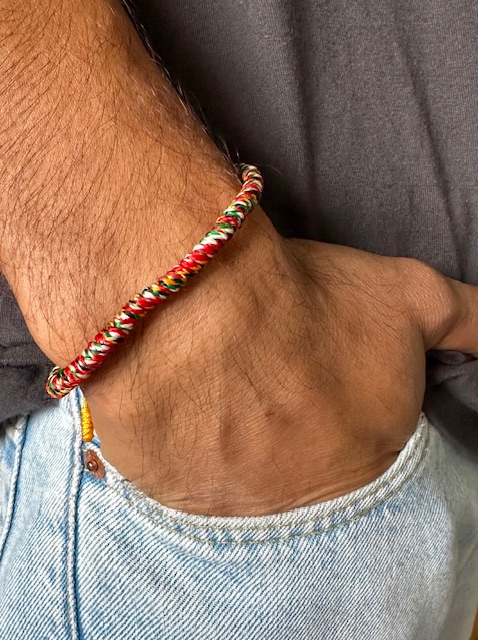 Bracelet Des Moines Tibétains Multicolores – Image 2